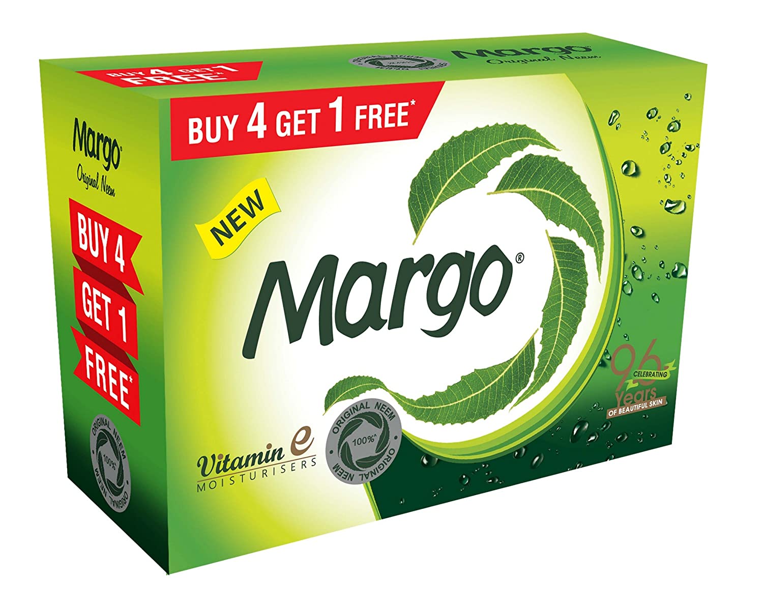 Margo Vitamin E Body Soap - Buy 4 GET 1 FREE