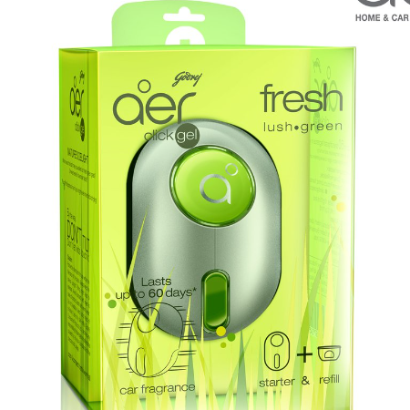 Godrej Car Freshner Fresh Lush Green-10g
