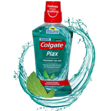 Colgate Max Fresh Plax Mouthwash Fresh Mint-250 ml