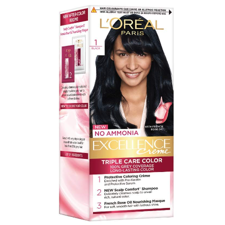 L'Oreal Hair Naural Black Hair Colour-60ML