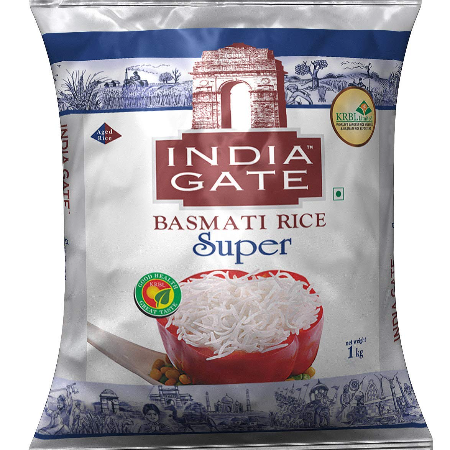 India Gate Basmati Rice Super-1kg