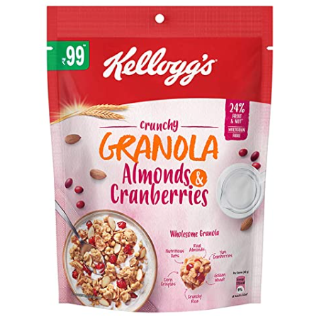 Kellogg's Crunchy Granola Almonds & Cranberries-145G