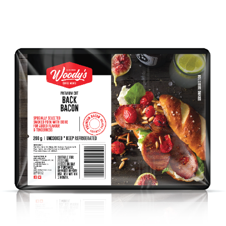 Bacon Back - Woody's (1kg)