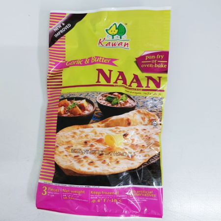 Naan Garlic and Butter - Kawan ( 3 pcs)