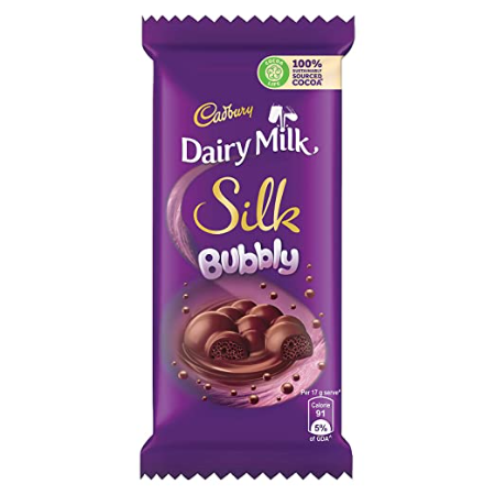 Dairy Milk Silk Bubbly Chocolate	