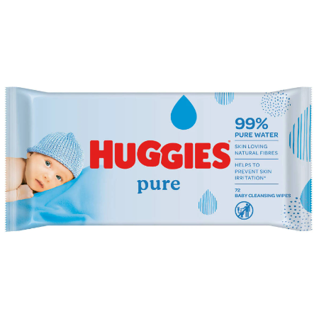 Wipes - Huggies Pure (56 wipes)