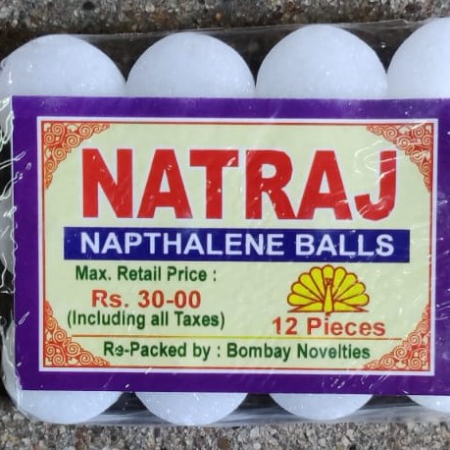 కలరా ఉండలు Natraj Napthalene Balls