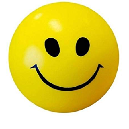 Smiley Stress Relief Sponge Ball