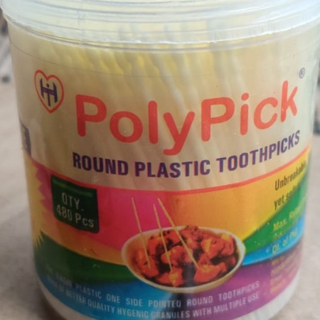 Poly Pick Plastic Toothpicks 