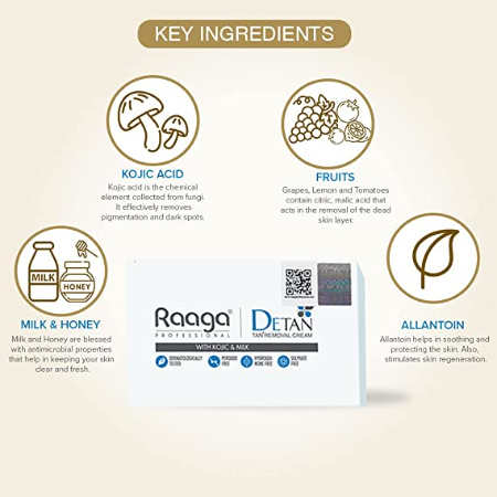 De-Tan Removal Cream - Raaga Professional 