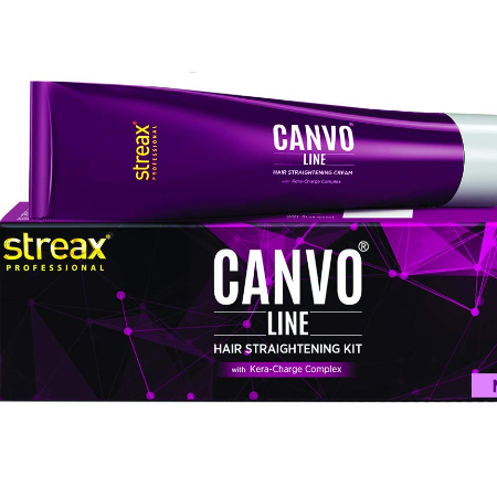 Canvo Line Hair Straightening Kit - Streax Professional