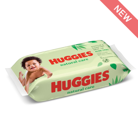 Wipes - Huggies Natural Care (56 wipes)