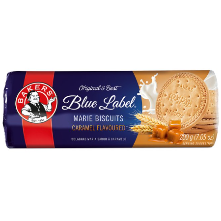 Blue Label Marie Caramel Biscuits - Bakers ( 200g)