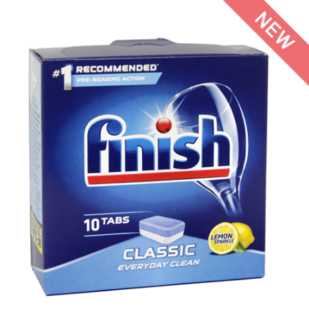 Finish Classic Dishwasher Cleaning Tablets ( 10 Tabs)