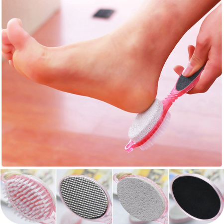 4 Step Pedicure Paddle - Foot Scrapper 