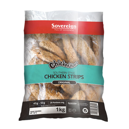 Southern Style Chicken Strips (Original) - Chicken'tizers ( 1Kg)
