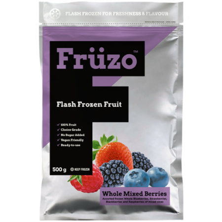 Frozen Whole Mixed Berries - Fruzo (500g) 