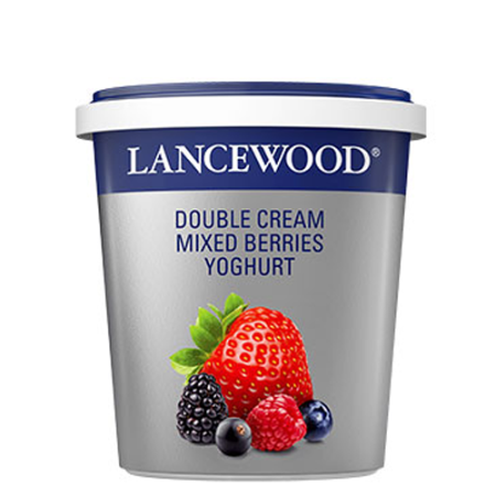 Yoghurt Mixed Berries Double Cream - Lancewood (1kg)