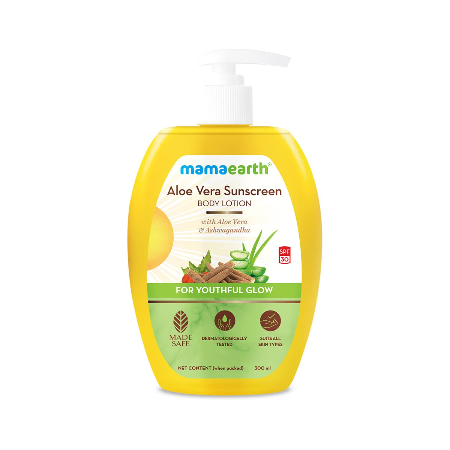 Mama Earth Aloe Vera Sunscreen Lotion