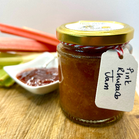 Pink Rhubarb Jam