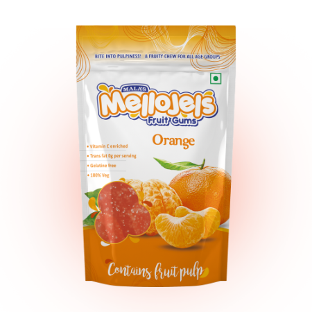 Mellojeis Fruit Gums (Orange)