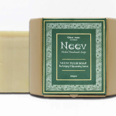 Neem Tulsi Handmade Soap- The purifying and rejuvenating essence