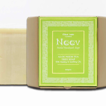 Aloe Neem Tea Tree Soap With Healing and Soothing Oils