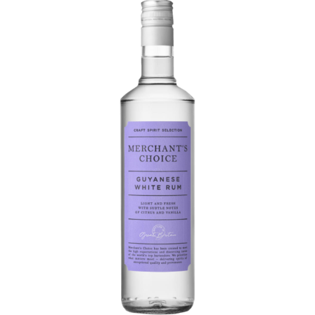 The Merchants Choice Guyanese White Rum (700ml)