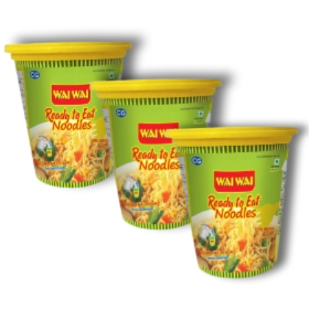 Wai Wai Cup Noodles | Pack of 3 