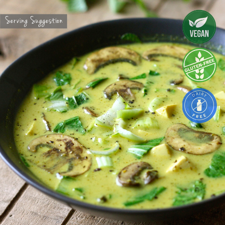 Vegan Thaï Green Curry with Shiitake Mushroom (220g) 