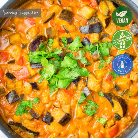Traditional Creole Vegan curry