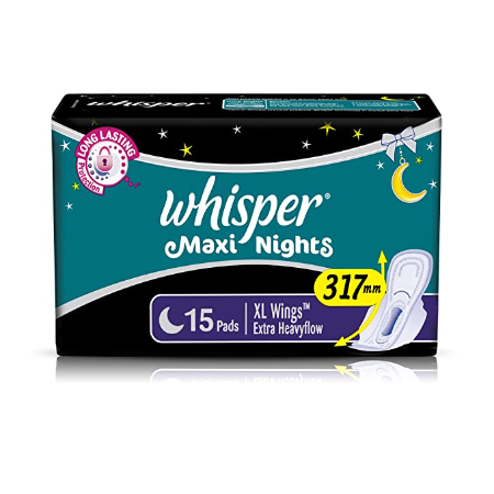 Whisper Maxi Nights (15 pads )