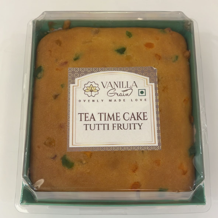 Vanilla Grain Tutti Frutty Tea Time Cake
