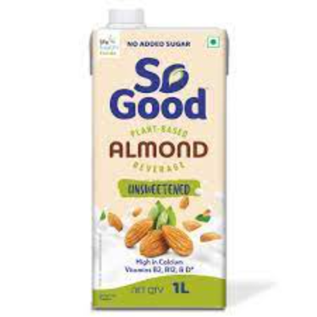So Good Almond Milk Unsweetened 