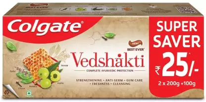 Colgate Vedshakti Tooth Past - Family Pack