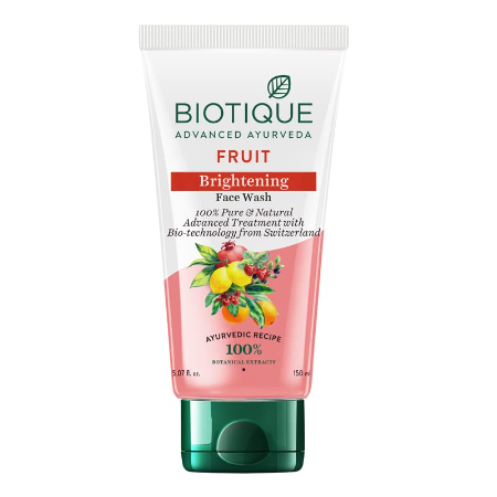 BIOTIQUE Advanced Ayurveda  Fruit  Brightening Face Wash