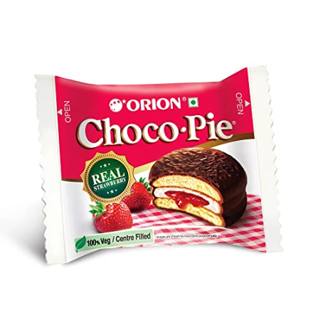 Orion Choco Pie Real Strawberry