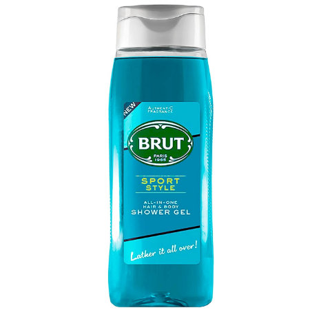 BRUT Sport Style ALL IN ONE HAIR & BODY Shower Gel