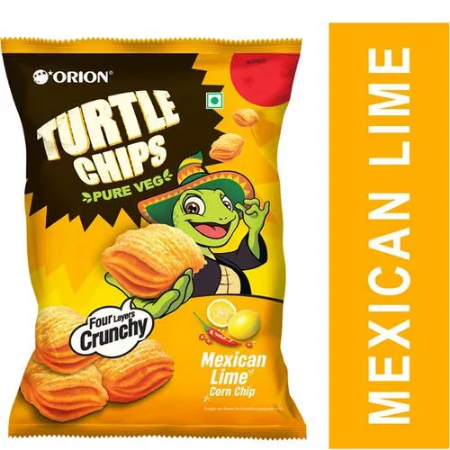 Orion Turtle Chips Mexican Lime 