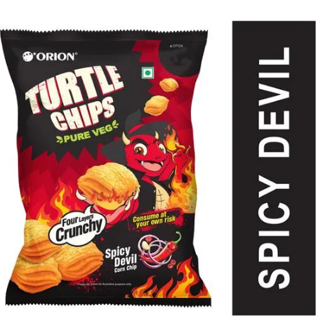 Orion Turtle Chips Spicy Devils 