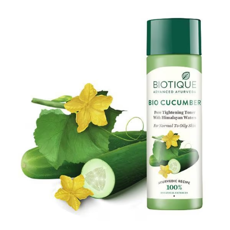 Biotique Advance Ayuveda Cucumber Pore Tightening Refreshing  Toner With Himalayan Toner