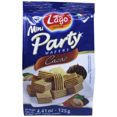 Lago Mini Party Wafers Cacao 