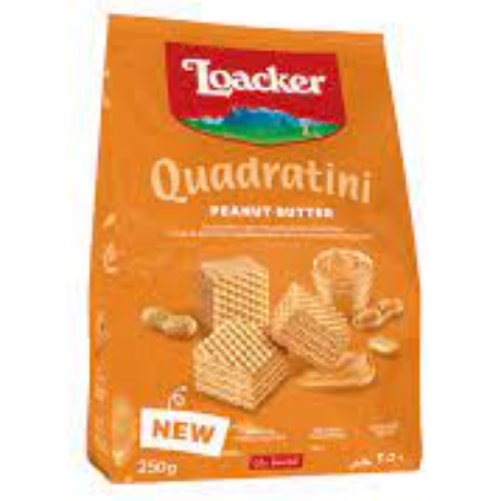 Loacker Quadratini Peanut Butter 