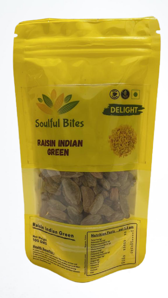 Soulful Bites Raisin Indian Green