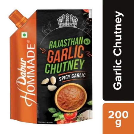 Dabur Hommade    Rajasthan Ki Garlic  Chutney Spicy Garlic