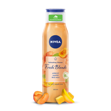 Nivea Refreshing Shower Fresh  Blends  Apricot , Mango, Rice