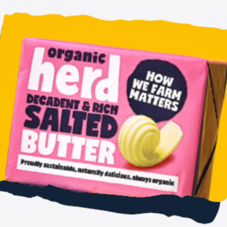 Organic Herd Salted Butter 10 x 250g RRP £3.99