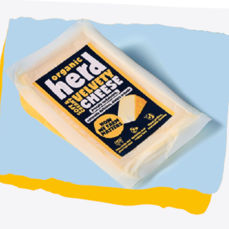 Organic Herd Velvety Cheese Soft & Creamy 8 x 150g RRP £5.25 SPECIAL ORDER