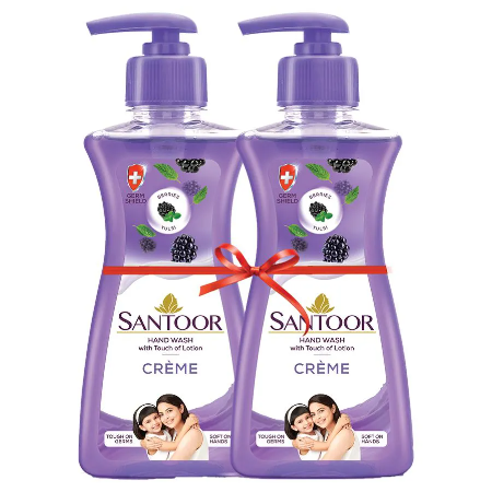 Santoor Hand Wash Creme B1G1