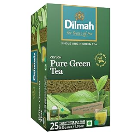 Green Tea Pure - Dilmah (25 bags per pack)